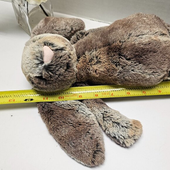 Jellycat Bashful Woodland Bunny Stuffed Animal Toy Multi Marble Gray Cottontail - Picture 13 of 13